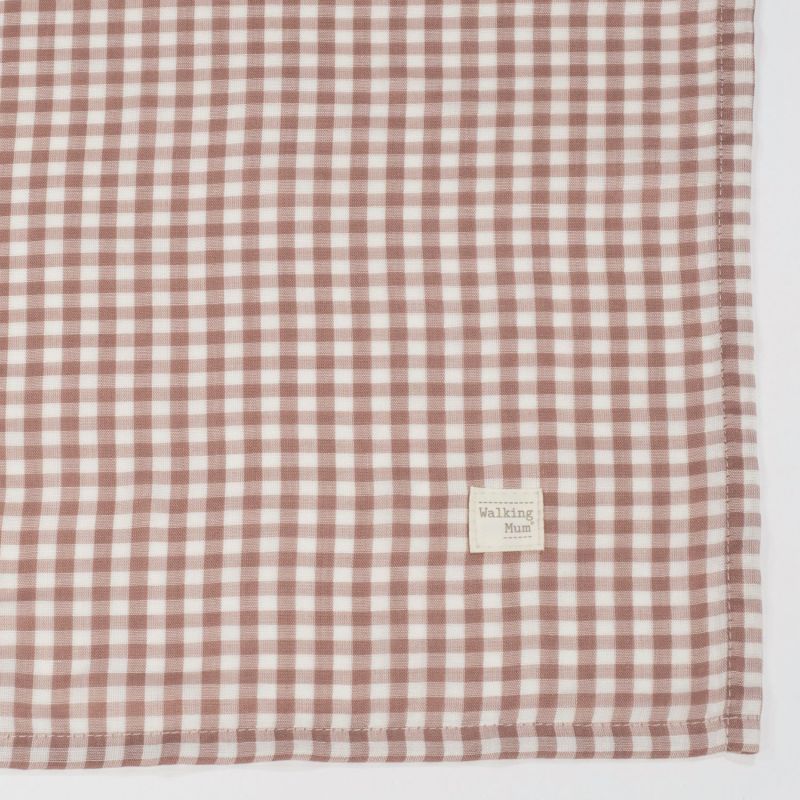 Lange Praliné Vichy Moka (120x120 cm) Walking Mum Produit 7